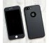 360° kryt Mate silikónový iPhone 7 Plus/8 Plus - čierny